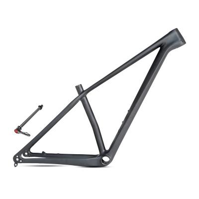 China Hot Customizable M5 Mountain Bikes Carbon Frame MTB 29er Design Through Axle 29 Inch Mountain Bike Frame for sale