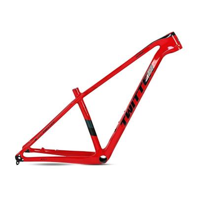 China 2022 Twitter WARRIORpro High Strength Factory Through Axle 12*148mm Disc Brake Carbon Mountain Bike Frame for sale