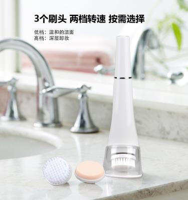 Chine 3 personnels dans 1 Portable s'exfoliant électrique de brosse de visage avec la longue poignée à vendre