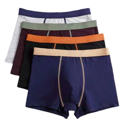 China Antibacterial Cotton Breathable Sports Underwear Men Male Boxer Briefs for sale