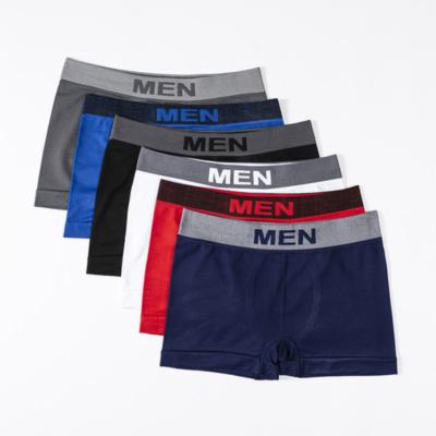 China 2021 Antibacterial Mens Underwear Boxer Shorts Polyester Mens Seamless Underwear for sale