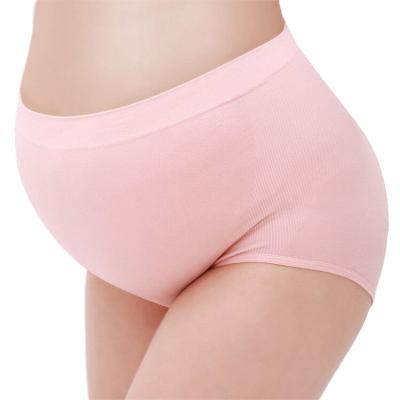 China Wholesale Antibacterial High Quality Cotton Maternity Pregnant Panties Long, High Waist Briefs Pregnant Underwear for sale