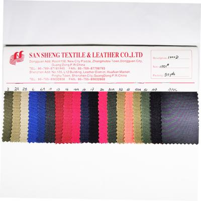 China Waterproof 1000D100% Nylon PU Spot Supply Coated Waterproof Outdoor Fabric for sale