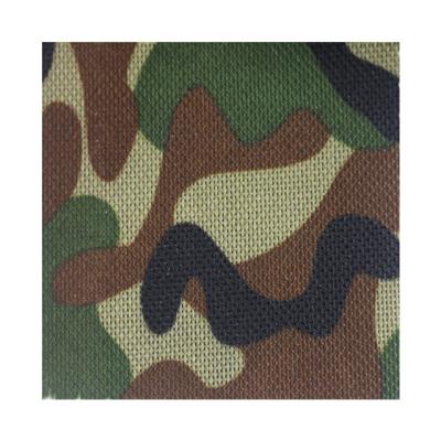 China Tear-Resistant 600D Cordura Camouflage Pattern Polyester Fabric PU Coating Printed Fabric for sale