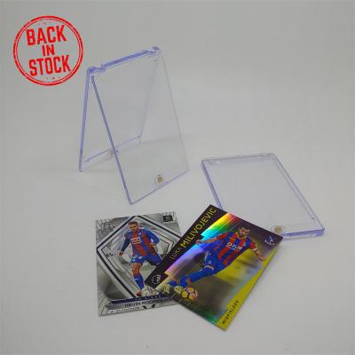 China Fashion ready to ship S021 USA hot sale products 35pt sports cards toploader magnetic hard case for sale