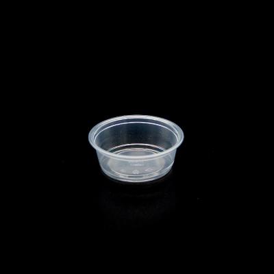 China HAPPYPACK 1.5oz PP Sauce Cup 45ml Disposable Wholesale Disposable Clear Plastic Cups Free Sample for sale