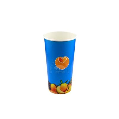 China Wholesale Custom Disposable High Quality Disposable Cold Party Drink Paper Cup 20oz Cold Paper Cup Free Sample for sale