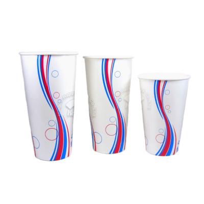 China China Disposable Products Printed Disposable Soda Cold Drink Paper Cup for sale