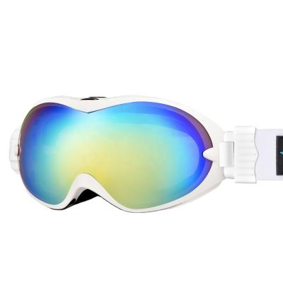 China Custom Fogproof Sports Eyewear Lunette De Soleil Glass Design OTG Sport Snowboarding Goggles Ski Goggles Movable Buckles Skiing Big Glass 5.3C Cylindrical for sale