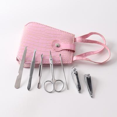 China Custom 7pcs Finger Nail Fashion Set Manicure Gift for sale