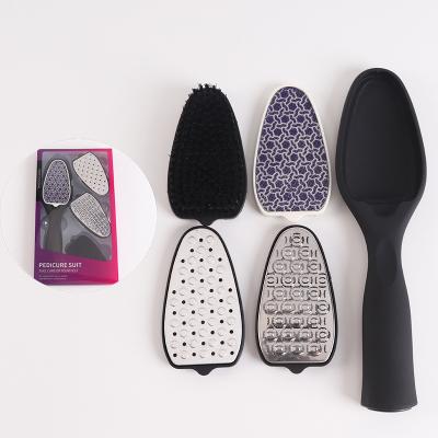 China Wholesale Protable Nano Glass Stainless Steel Pedicure Foot File Foot Brush for sale