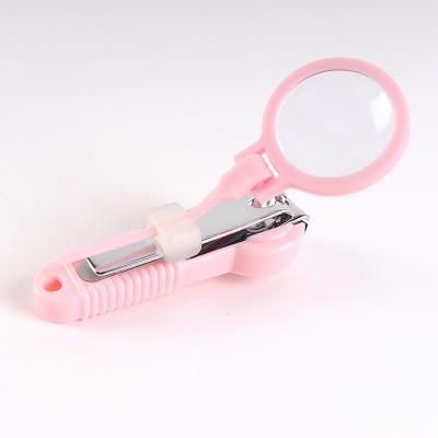 China New Design Durable Health Care Baby Toe Nail Clippers With Magnifying Glass for sale