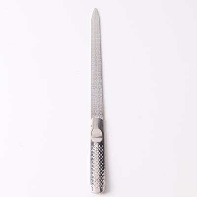 China Single Customized All Stainless Steel Nail File for sale