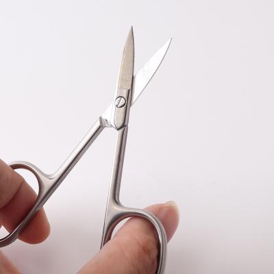 China Universal Cut Stainless Steel Eyebrow Scissors High Quality Beauty Scissors for sale