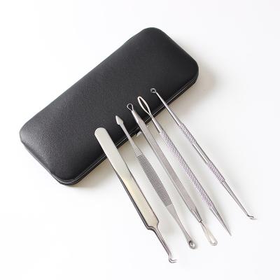 China Long Lasting Hot Sale Acne Needle Sets 5pcs Pimple Popper Kit for sale