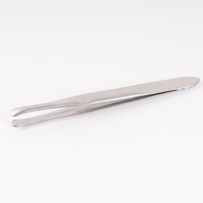 China Multi Functional Stainless Steel Round Blunt Tip Tweezers for sale