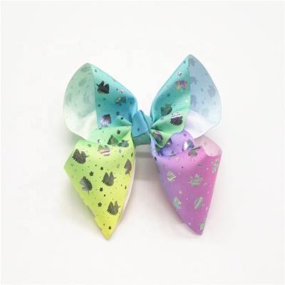 China Wholesale Custom Hand Made 6 Inches Big Siwa Grosgrain Ribbon Kids Girls Baby Hair Bows Clips For Sale for sale