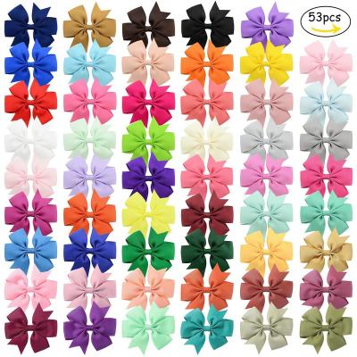 China Wholesale Manufacturer Custom 3cm grosgrain ribbon hair bow from children's decoration manufacturer for girl for sale