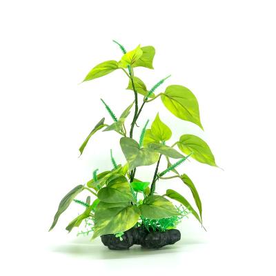 China Viable decoration suppliers aquarium artificial green plants for aquarium fish tank decoration for sale