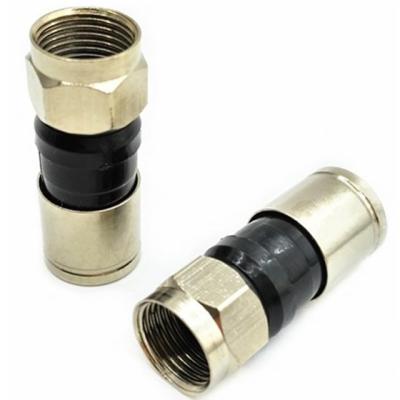 China Hot Sale RF Cable RG6 F Compression Connector For South America Marketing for sale