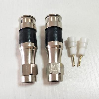 China Waterproof CCTV RG11 F Type Compression RF CATV Connector for sale