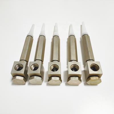 China Aluminum RF Cable Connector 90 Degree Pin RF Connector 4.5in Pin Connector p3 500 for sale