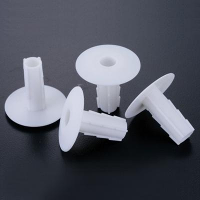 China Feed-Through Wall Bushings Coaxial Coaxial Cable Feed Through Wall Bushing RG6 RG59 White 100 Packs for sale