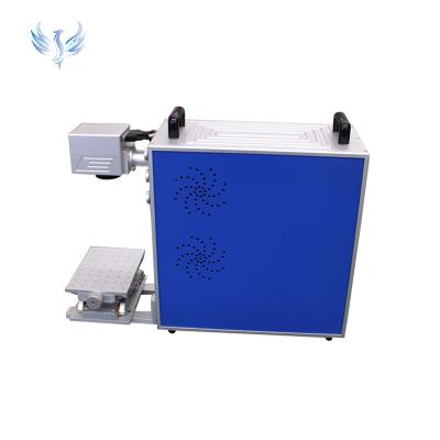 China Deep marking Small Bird Ring Laser Engraving Machine For Birds 20w 30w Jewelry Inside Ring Engraver for sale