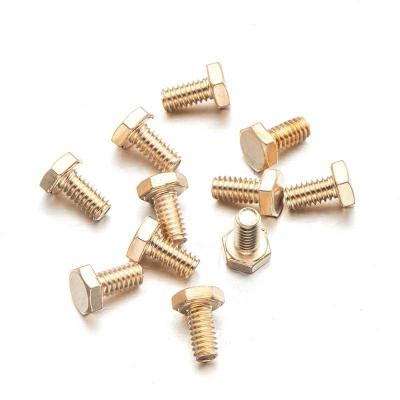 China In Oil Rack Security High Quality Auto-color Brass Bolt Nut for sale