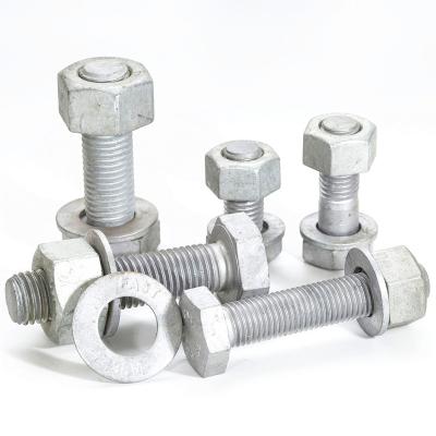 China 2022 May Newest China Products Steel Building Fastener Steel Structural Hex Bolts And Nuts Heavy Joints Factory ASTM A325 Different Colors for sale