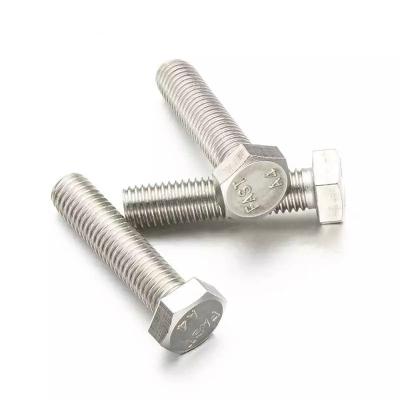 China In Oil DIN933 DIN931 Half Thread Stainless Steel Full Thread Hex Building Nuts And Washers for sale