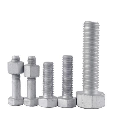 China High Quality Stainless HEX Bolt And Nut DIN933/DIN931 4.8/8.8/10.9 Grade Hex Head Bolt for sale