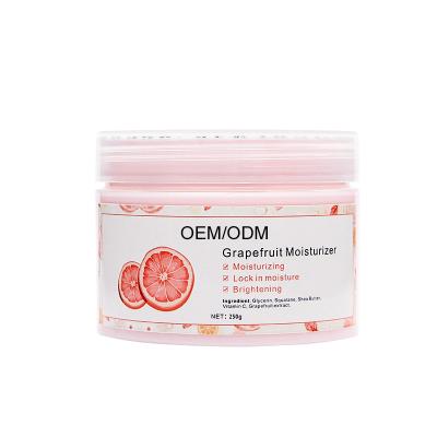 China Wholesale 250G Natural Organic Vitamin C Brightening Skin Whitening Body Lotion Moisturizing Grapefruit Smooth Body Cream for sale