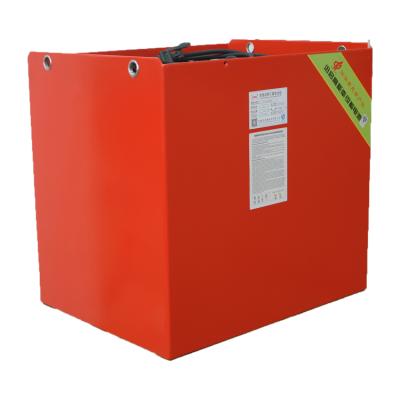 China Machine- the forklift battery for Jungheinrich 1500 external lead acid battery steel 48v 400ah dry cell box times 80% DOD for sale