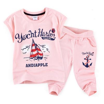 China Wholesale 100% Cotton Summer Suit Baby Boy Clothes Kids Sets For Children for sale