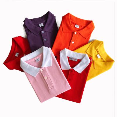 China Anti-Shrink Clothing Summer Lapel Advertising Blank Shirt Customizes Custom Company Logo Workwear T-shirt PRI for sale