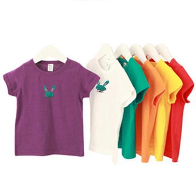 China Custom Kids Clothes Covering Short Sleeve Logo T-shirt Kids T-shirt Printing for sale