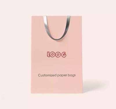 China Recycled Materials China Manufacturers Customized Luxury Boutique Giftcbag Packaging Custom With Logo Printing for sale