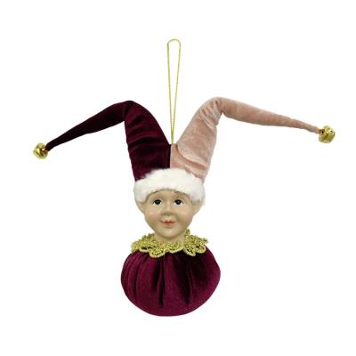 China Wholesale Christmas Elf Decoration Ornaments Small Hanging Elf Ball Christmas Tree Decoration for sale