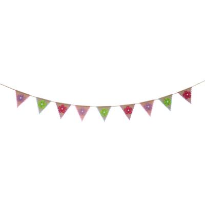 China Party Bunting Banner Wholesale Colorful Party Decoration Wishing Bunting Garland for sale