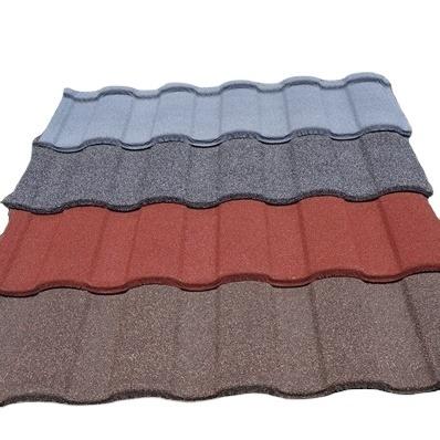 China China Modern Dec Roof Tile Roofing Sheet Price Galvanized Stone Color Coated Metal Roof Tiles for sale