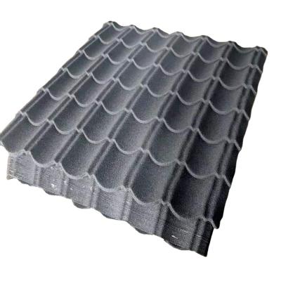 China China Modern Lightweight Stone Coated Steel Roof Tile For Antirust Construction Roof for sale