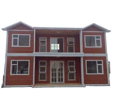 China 2022 China Traditional Light Steel Prefab House With PU Metal Wall Cladding for sale