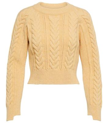 China Anti-pilling 2022 fashion hot sale twisted wool knitted sweater women knitted sweaters for sale