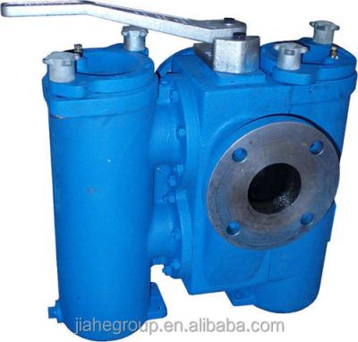 China Filtration Class 125 Pig Iron Flanged End Duplex Strainers for sale