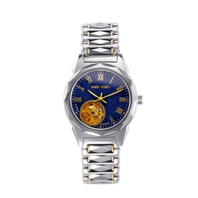 China Factory Date Logo Luxury Stainless Steel Automatic Chinese Custom Women Girls Mechanical Wristwatches for sale