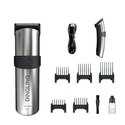 China Dingling Rf-609b car plus custom electric men trimmer hair cutter machine cordless professional electric hair trimmer men trimmer for sale