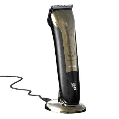 China New top lcd display type dingling professional cordless lcd hair trimmer haircut machines RF-912 for sale