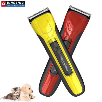 China DINGLING RF-2101 Lithium Battery Electric Hair Clipper Trimmer Pet Outdoor Rechargeable Clippers Machine for sale