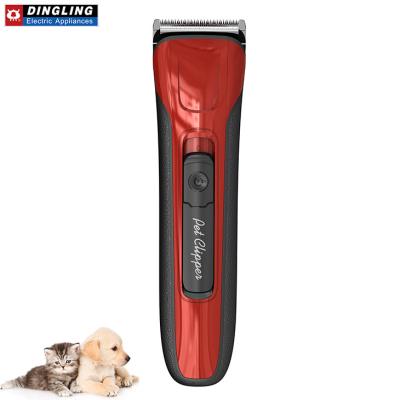 China DINGLING RF-2101 lithium battery electric hair clipper trimmer outdoor rechargeable pet hair cutting machine for sale